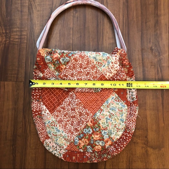 Awesome vintage floral patchwork purse in excellent condition - Picture 4 of 7
